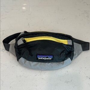 Patagonia Lightweight Travel Mini Hip Pack - Yellow, Black, Gray Fanny Pack Bag